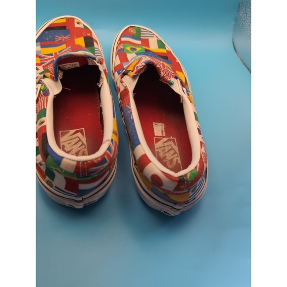 2018 World Cup Flag Vans Mens‎  Mulitcolor Size 7 Women\'s 8.5 main image 5
